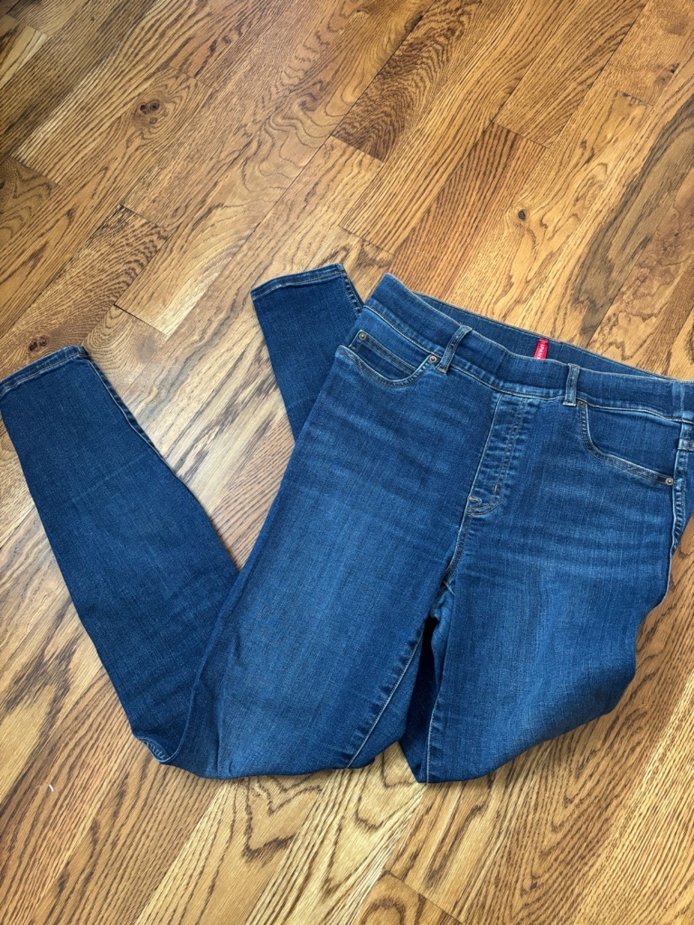 SPANX Ankle Skinny Jeans in Midnight LONG